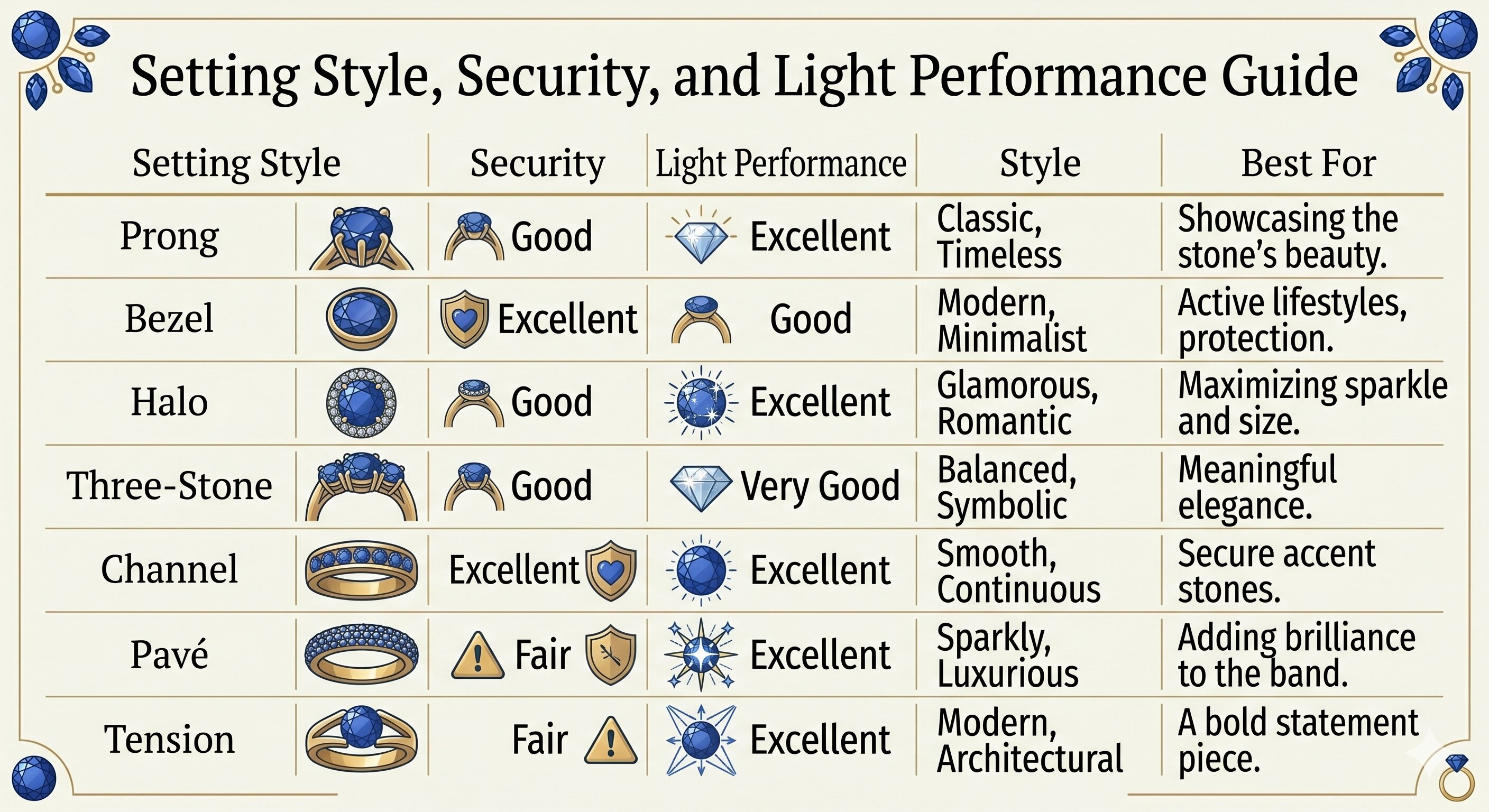 Right Setting for Your Sapphire